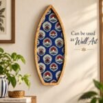 The Woven Bloom — Handcrafted Indigo Boat Platter - Image 3